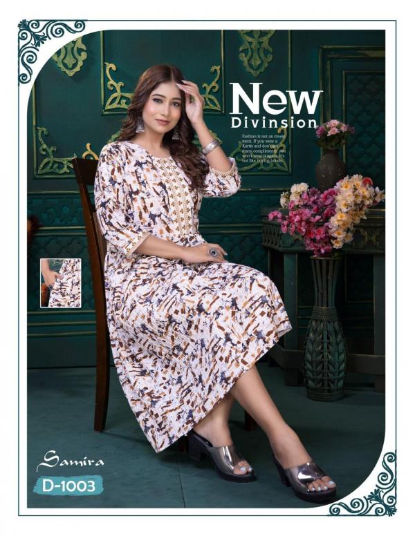 Trendy Samira Fancy Printed Kurti Collection